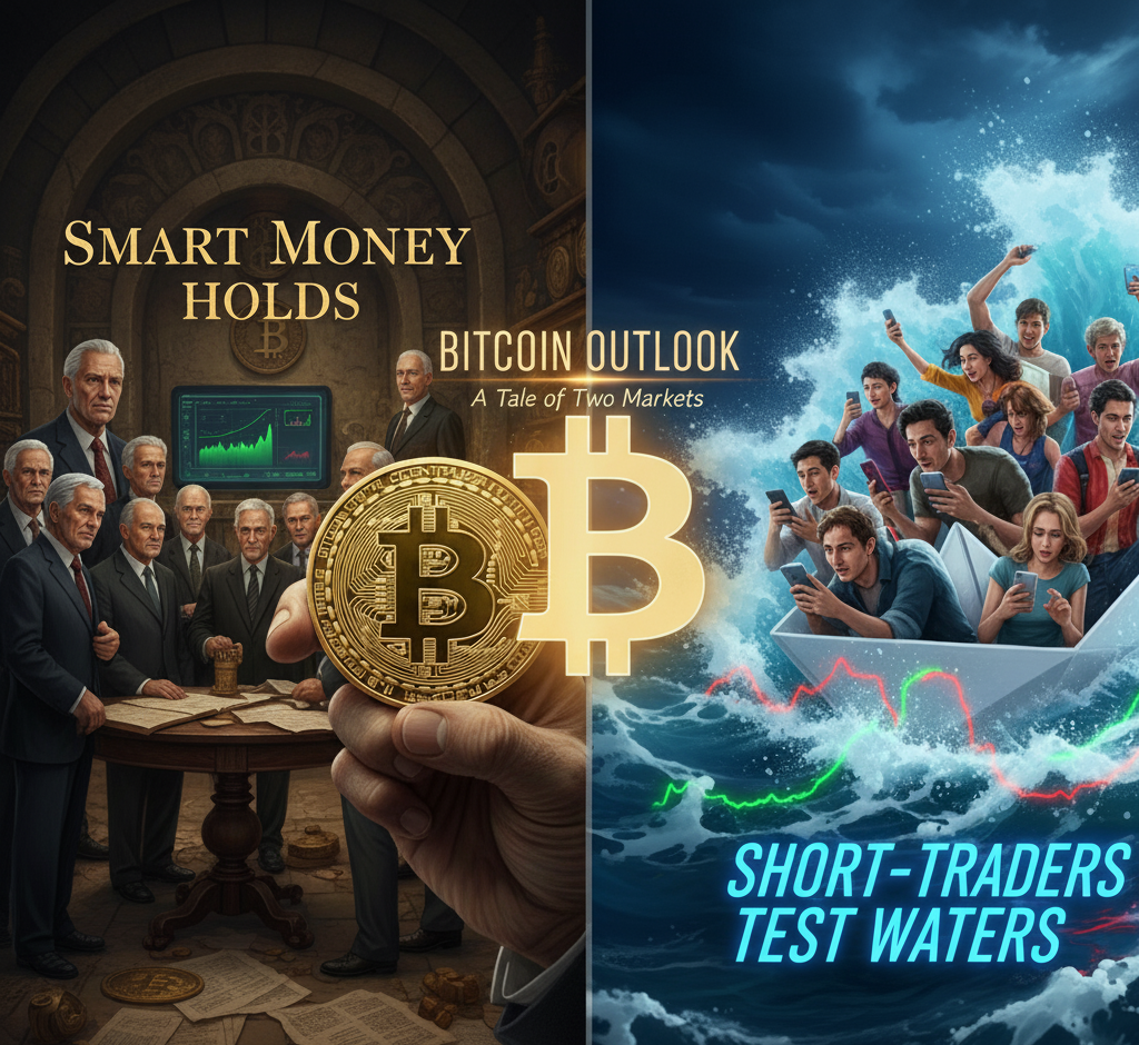 Bitcoin Outlook: Smart Money Holds While Short-Term Traders Test Waters