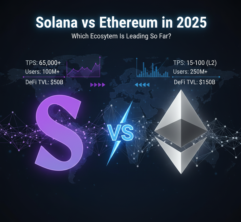Solana vs Ethereum in 2025