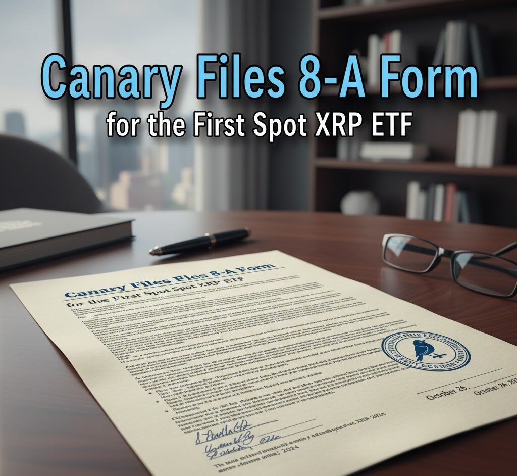 Canary Files 8-A Form for the First Spot XRP ETF