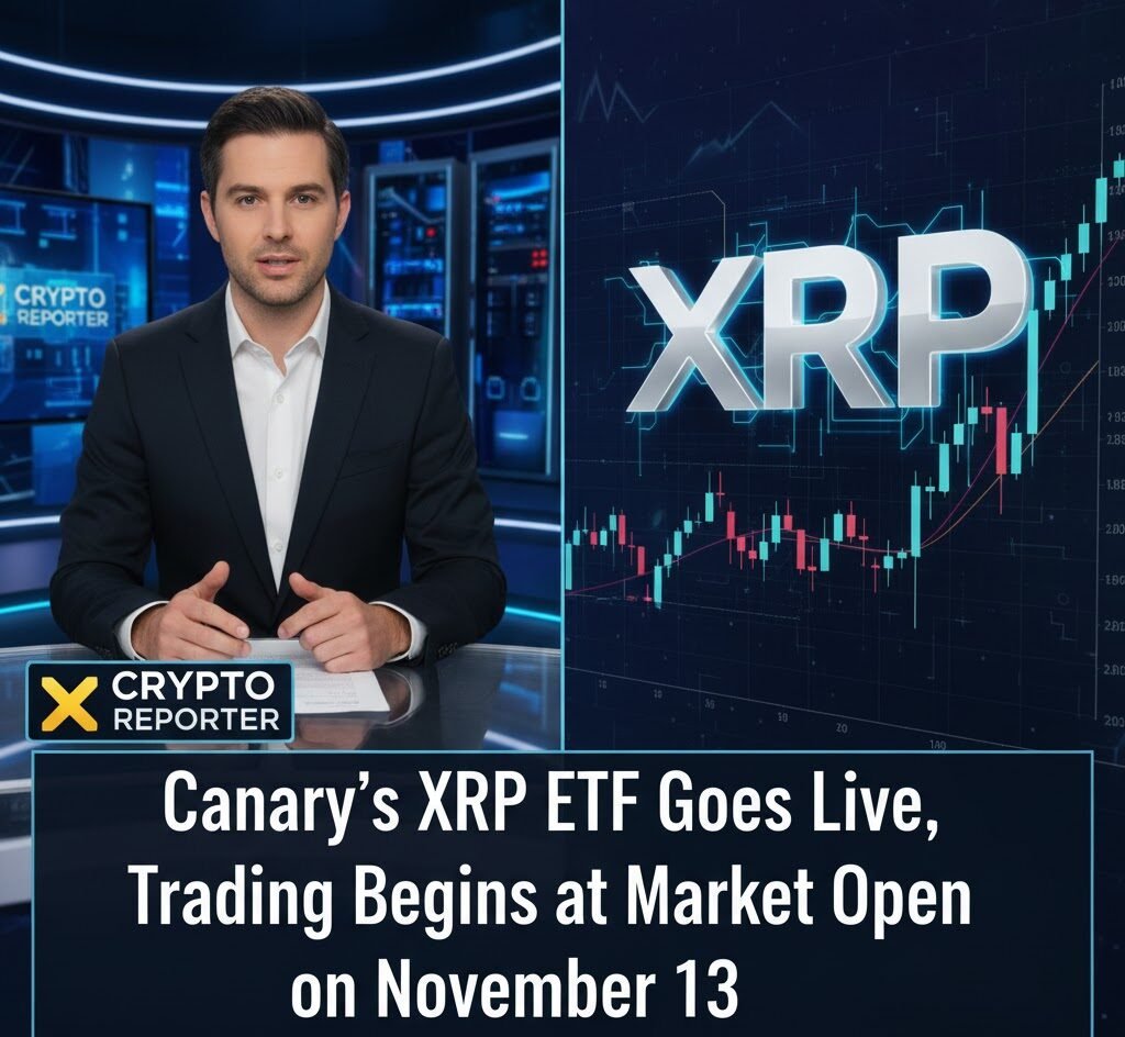 Crypto Reporter: Canary’s XRP ETF Goes Live, Trading Begins at Market Open on November 13