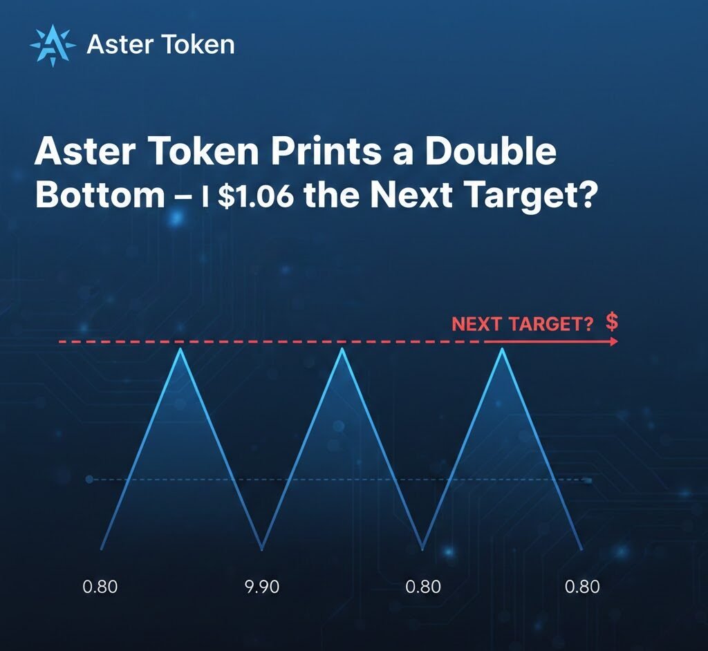 Aster Token Prints a Double Bottom — Is $1.06 the Next Target?