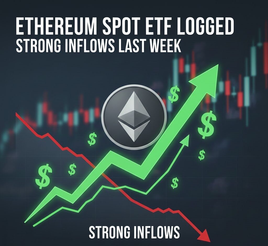 Ethereum Spot ETF Logged Strong Inflows Last Week