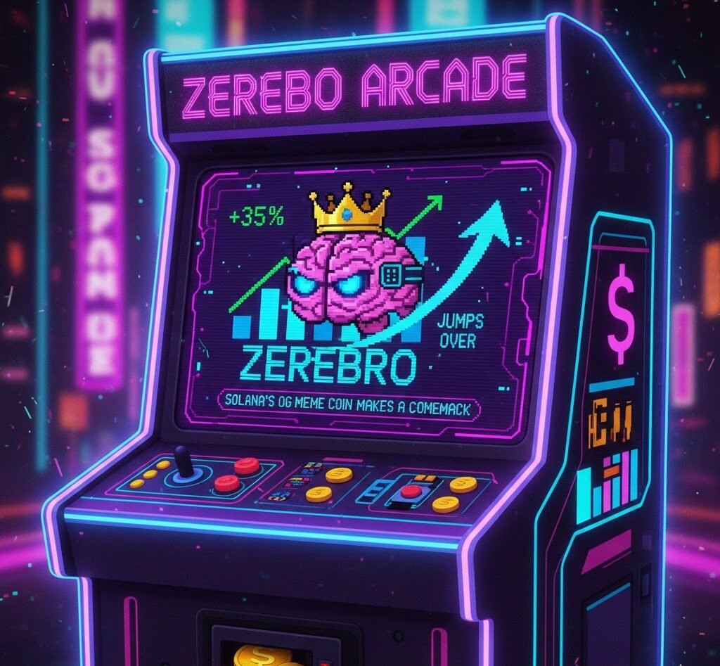 Solana’s OG Meme Coin Makes a Comeback as ZEREBRO Jumps Over 35%