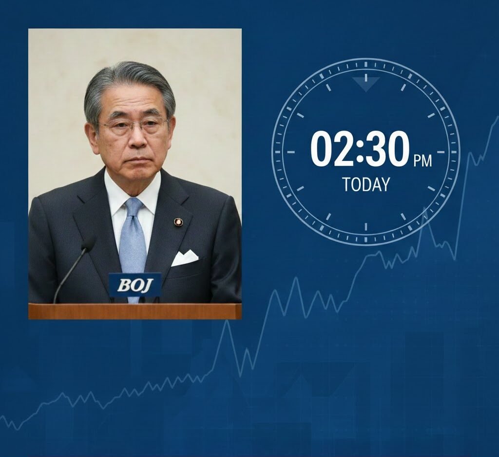 Teaser: Bank of Japan Governor to Outline Future Rate Outlook at 2:30 PM Today