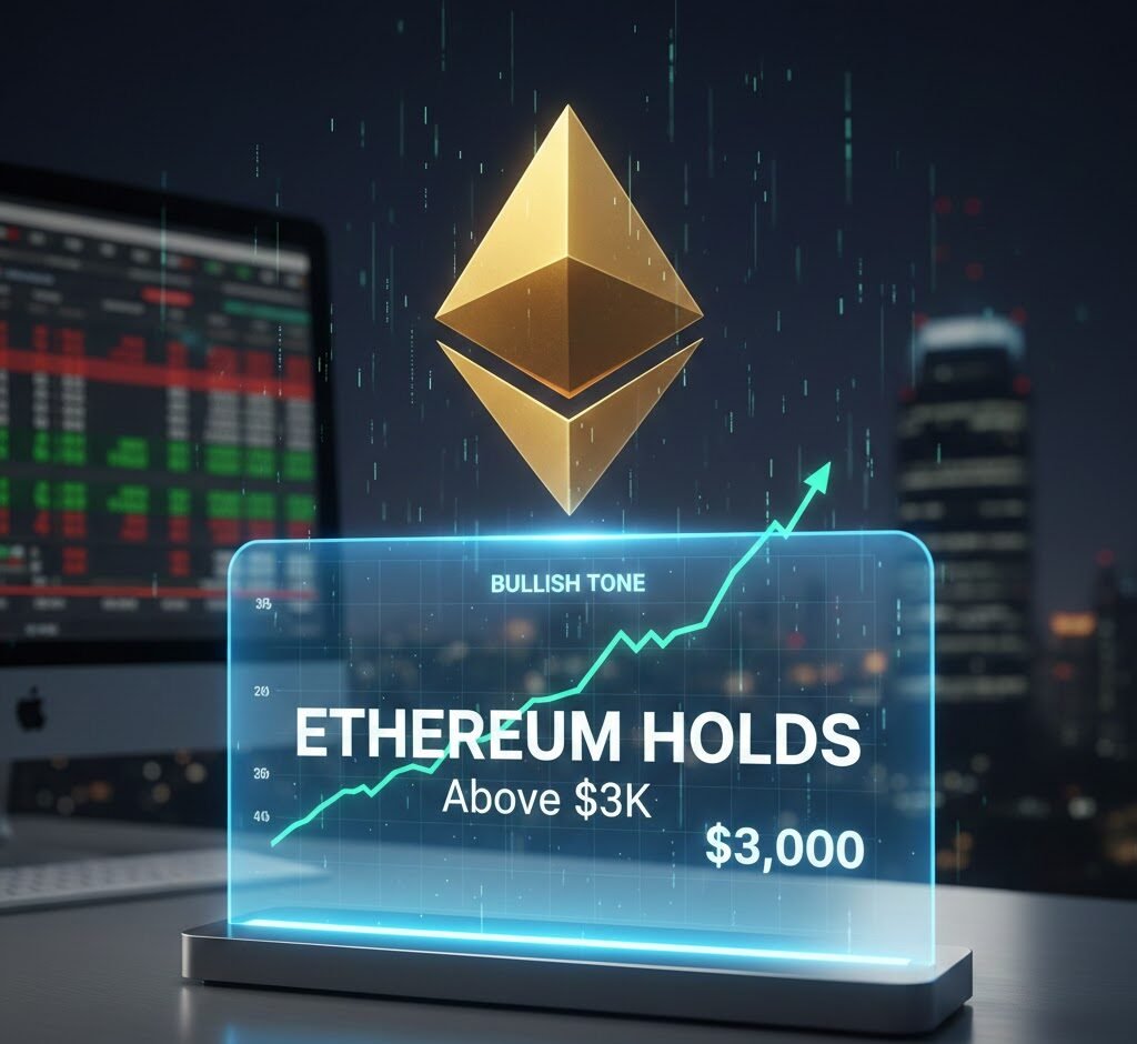 Ethereum Holds Bullish Tone Above $3K