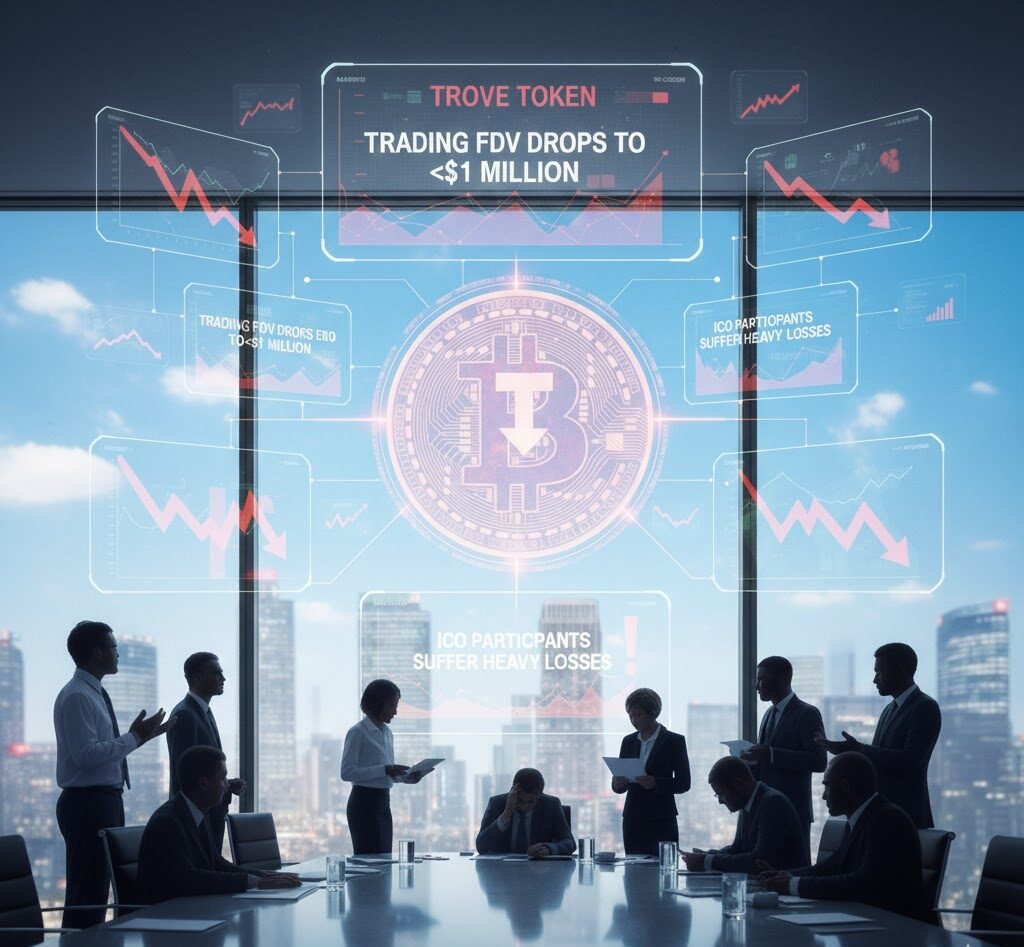 Trove Token Listed on Exchange, Trading FDV Drops to Less Than $1 Million, ICO Participants Suffer Heavy Losses