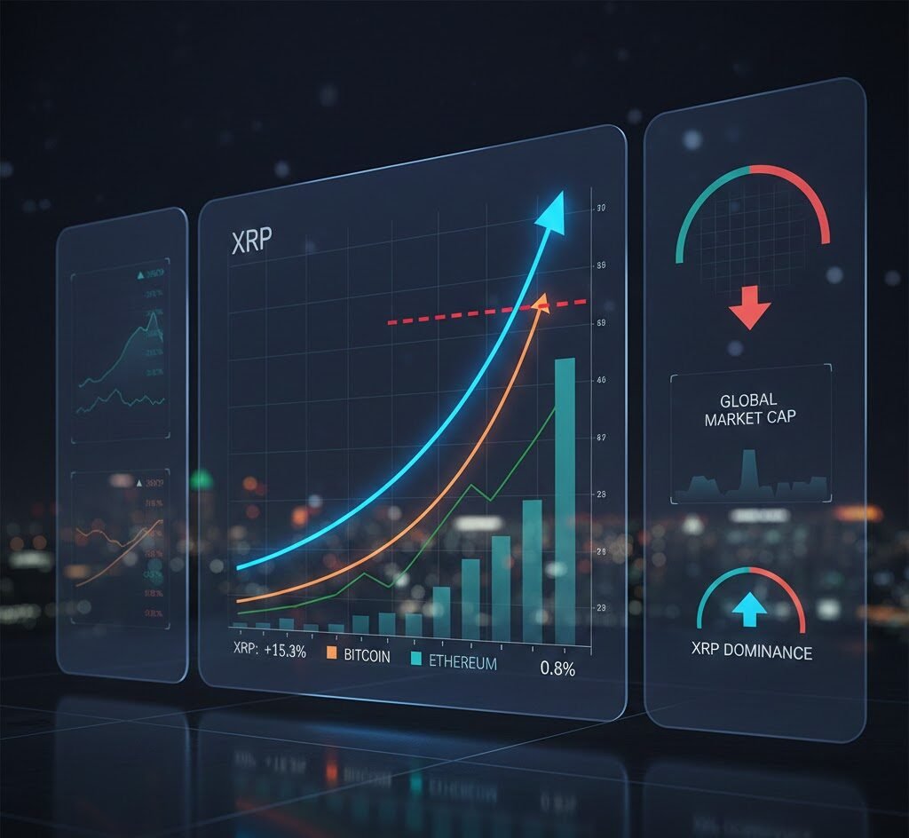 XRP Outperforms Bitcoin, Ethereum, Bucking Trends