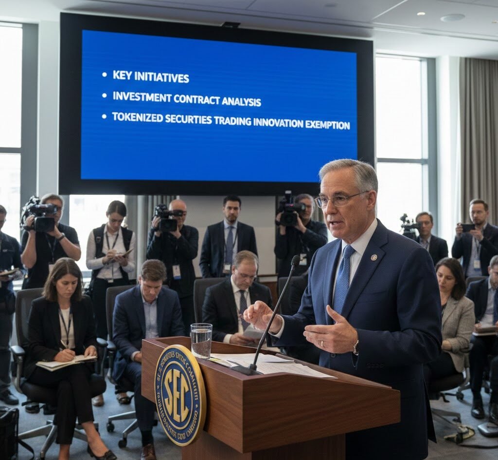 SEC Chair: Key Initiatives in the Coming Months to Include Investment Contract Analysis, Tokenized Securities Trading Innovation Exemption