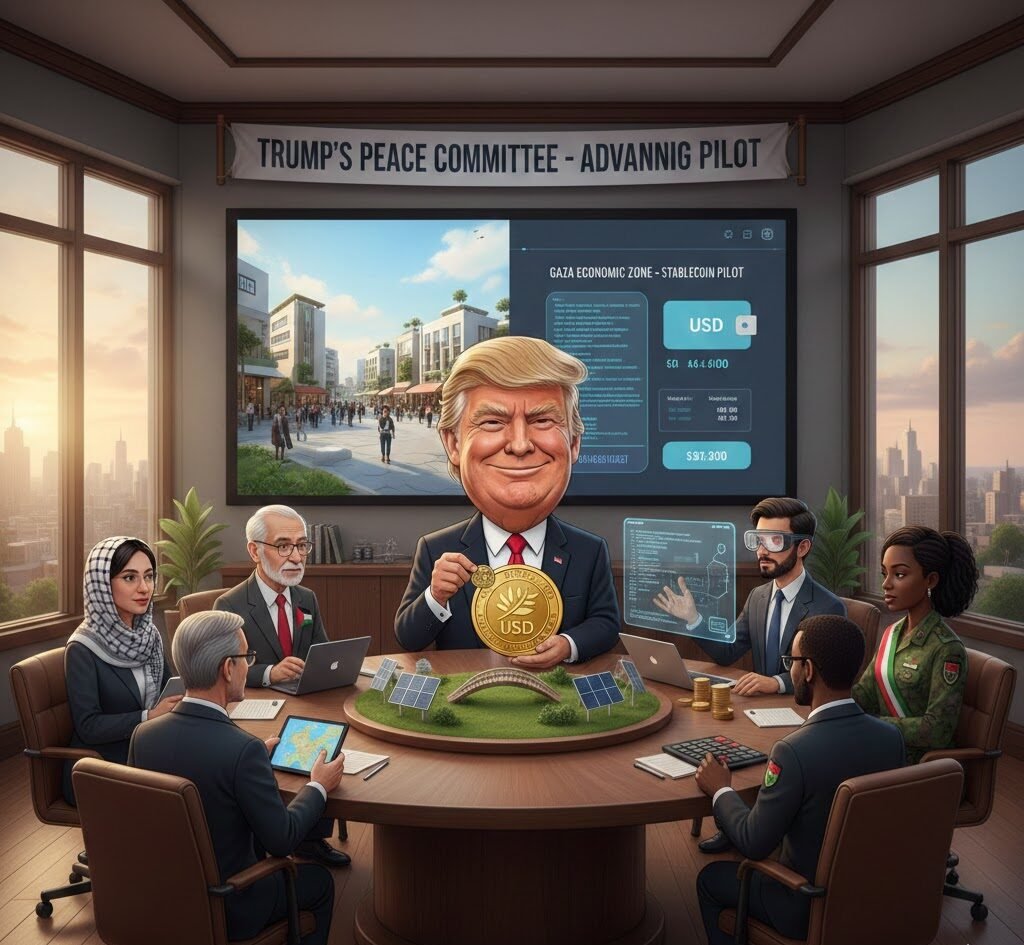 Trump's "Peace Committee" Plans to Advance USD Stablecoin Pilot in Gaza