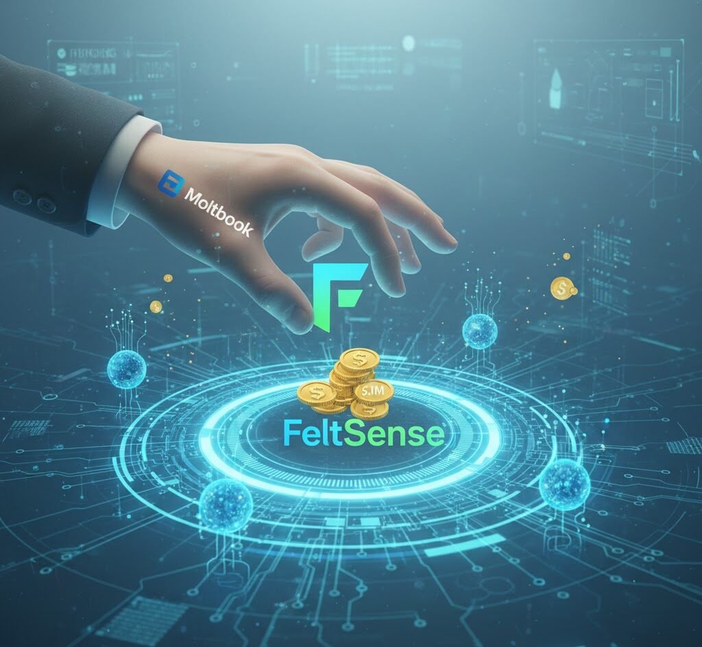 Self-Sovereign AI Agent Platform Feltsense Raises $5.1M in Funding with Participation from Moltbook Founder