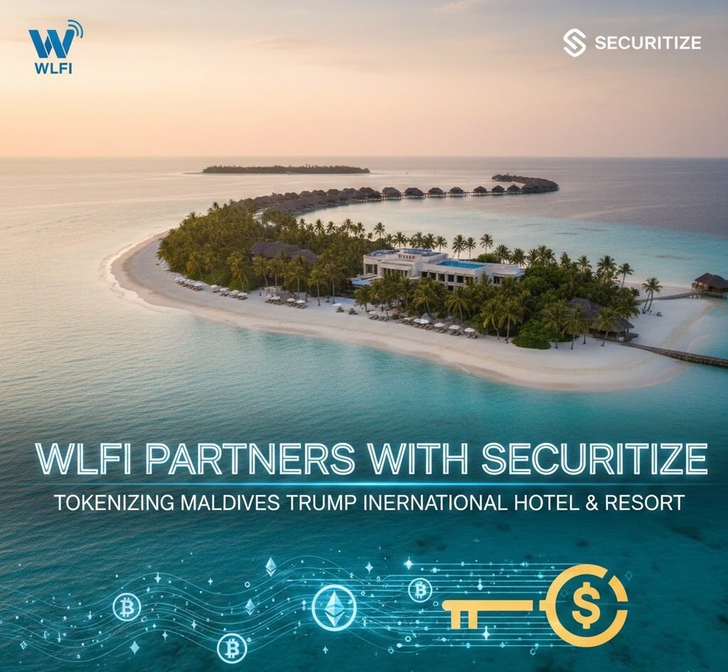 WLFI will partner with Securitize to tokenize the Maldives Trump International Hotel & Resort