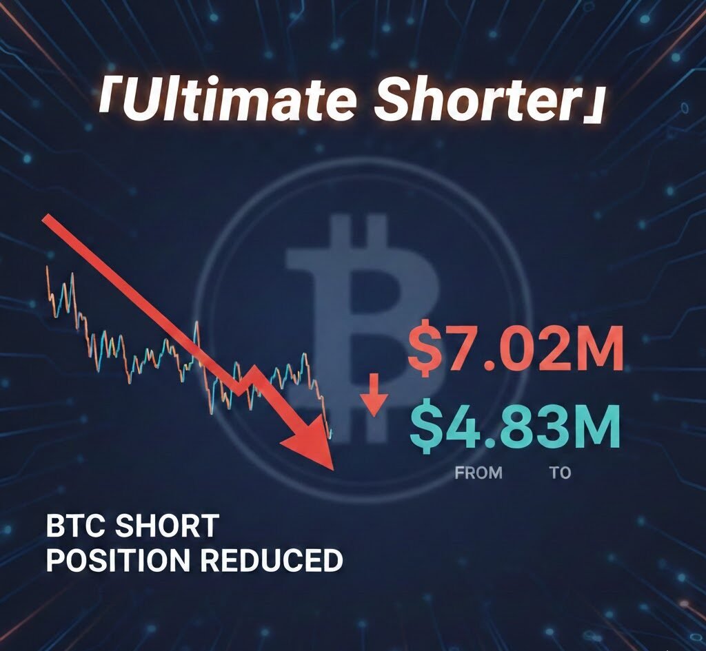 Shorted Consecutively in the Short Term, BTC Short Position Reduced from $7.02M to $4.83M