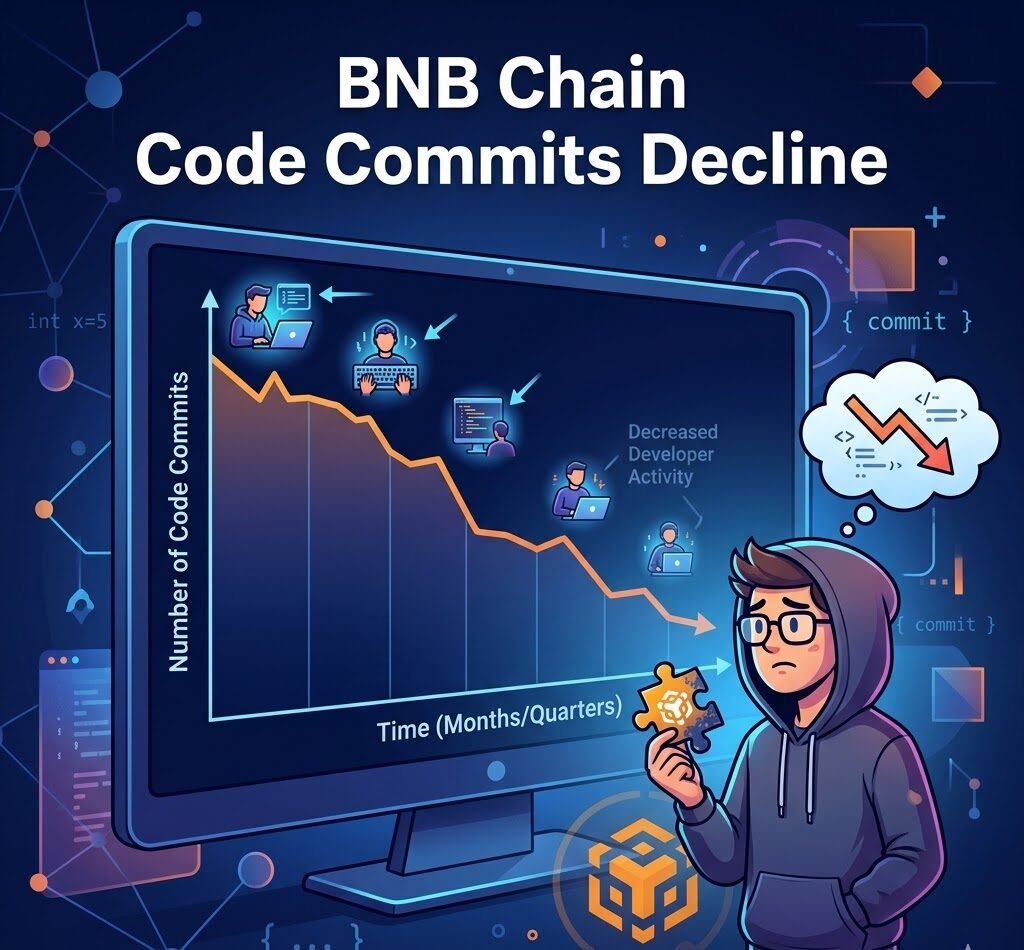 BNB Chain Code Commits Decline