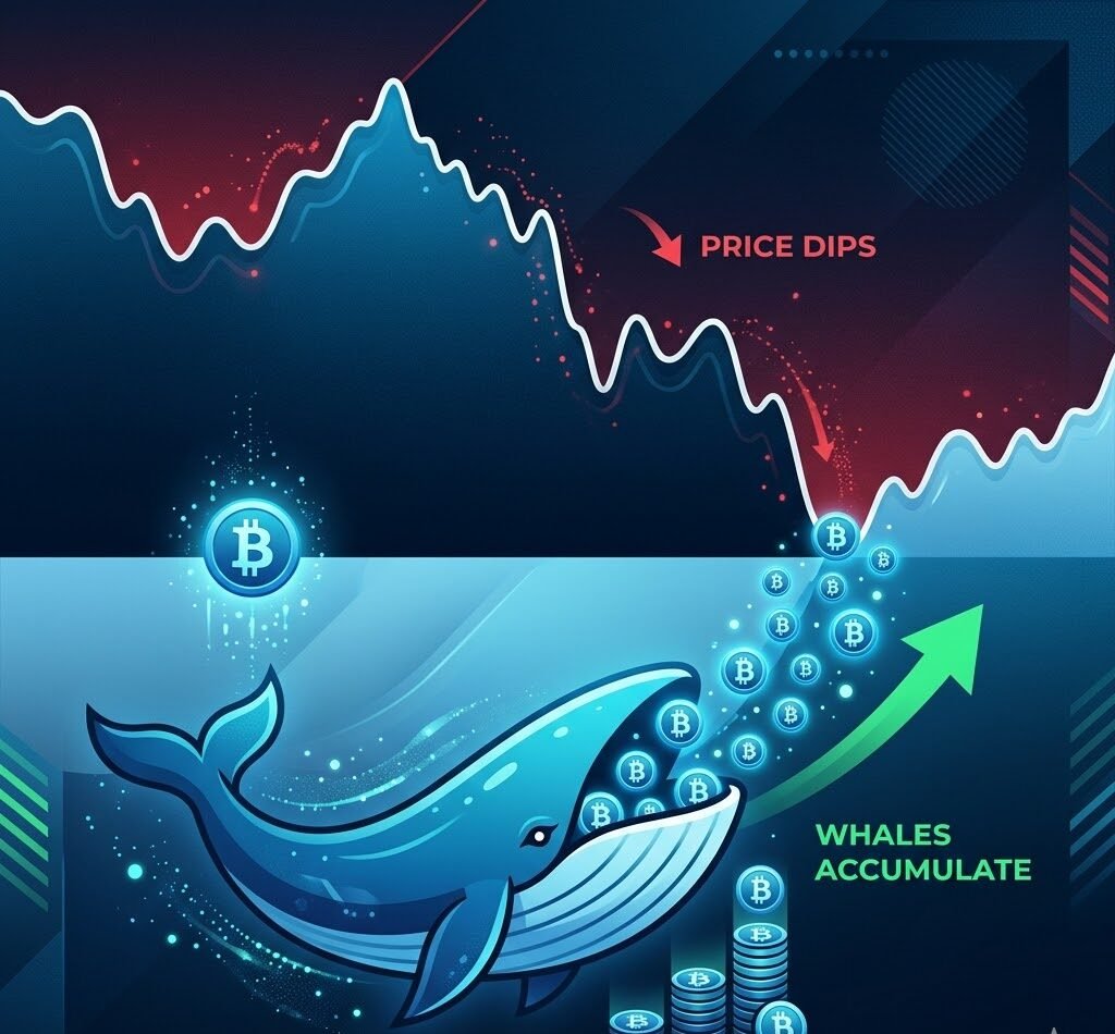 Bitcoin Price Dips, Whales Accumulate