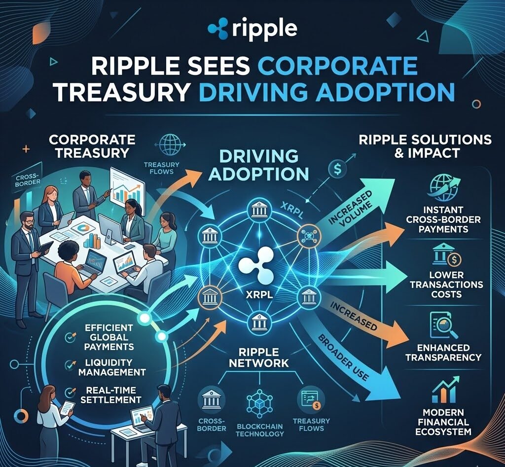 Ripple Sees Corporate Treasury Driving Adoption