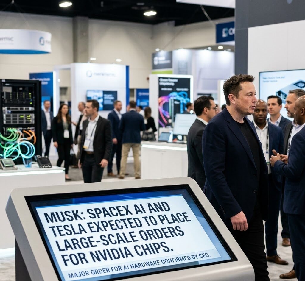 Musk: SpaceX AI and Tesla Expected to Place Large-Scale Orders for Nvidia Chips