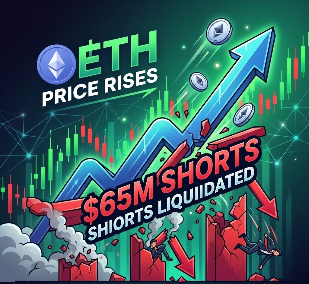 $65M Shorts Liquidated as Ethereum Price Rises