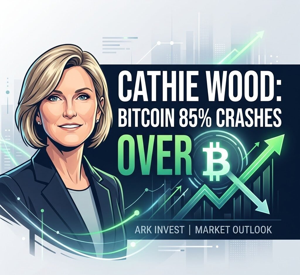 Cathie Wood: Bitcoin 85% Crashes Over