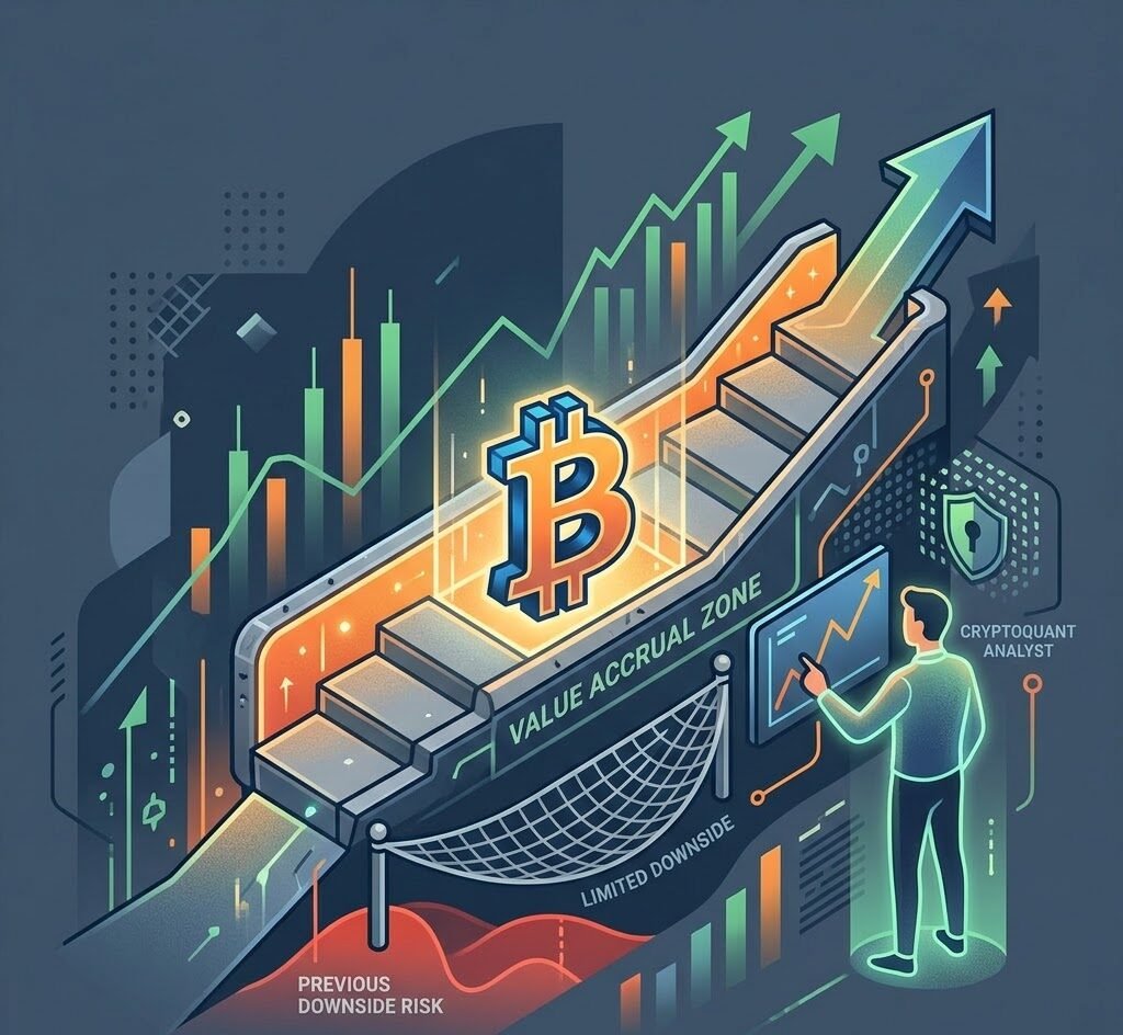 CryptoQuant Analyst: Bitcoin is entering a "Value Accrual Zone," with limited downside