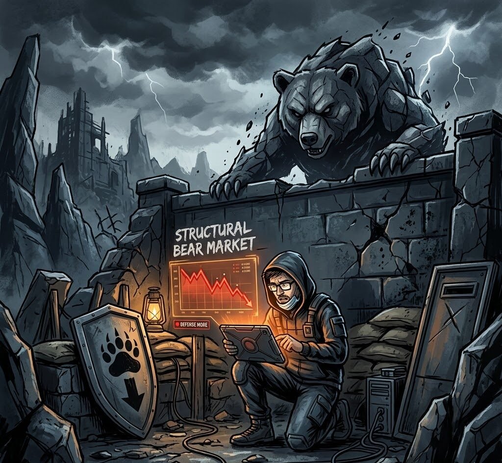 Analyst: Crypto Market Still in a Structural Bear Market Defense Mode