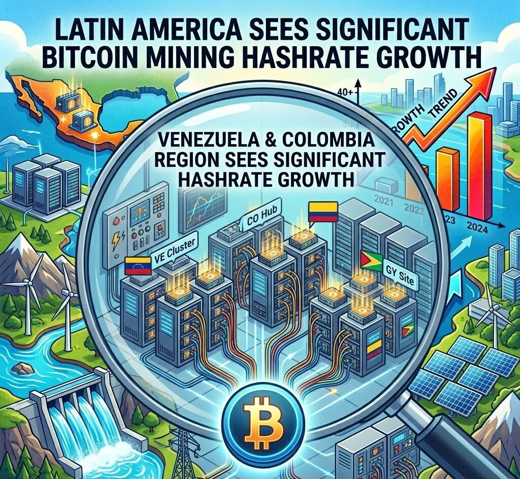 Latin America Sees Significant Bitcoin Mining Hashrate Growth