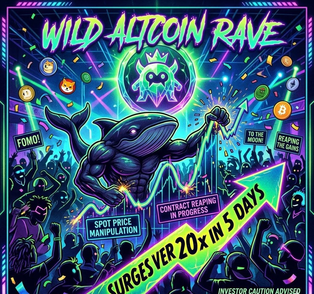 Wild Altcoin RAVE Sees ‘Whale’ Manipulate Spot Price with Contract Reaping, Surges Over 20x in 5 Days