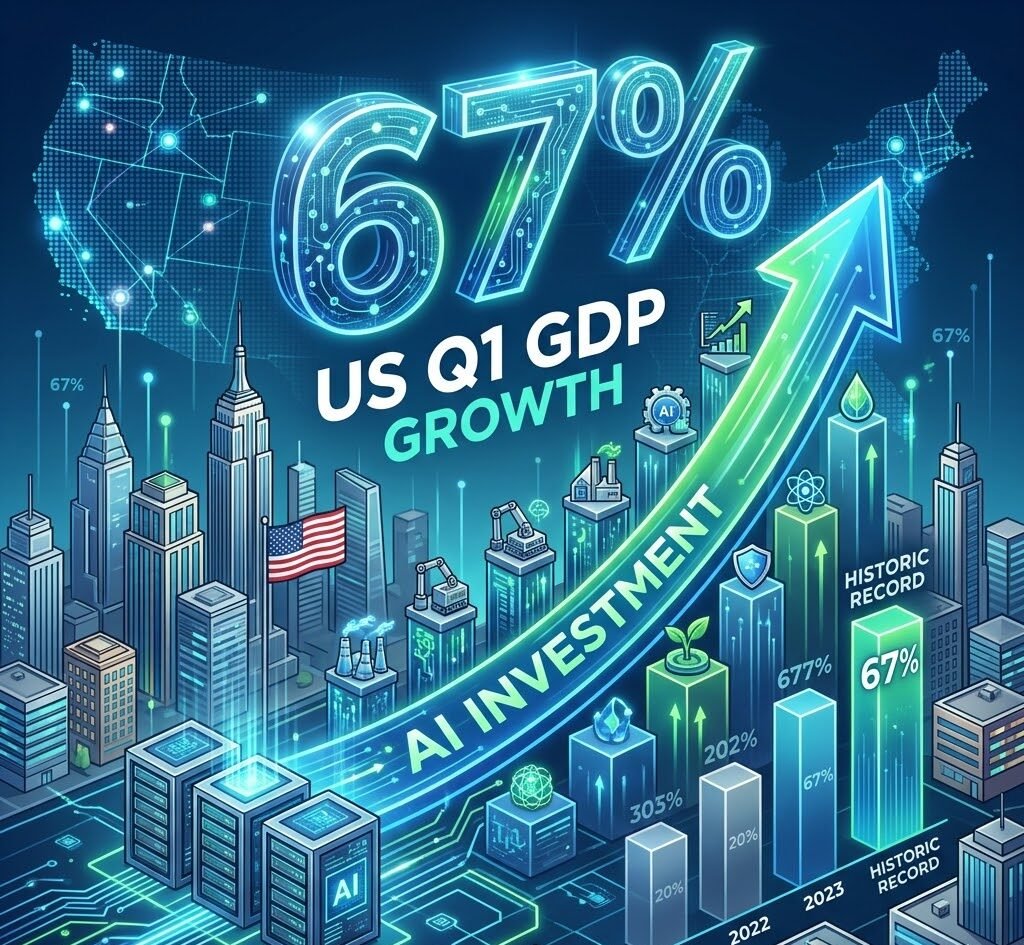 AI-related Investment Contributes 67% to US Q1 GDP Growth, Setting a Historic Record
