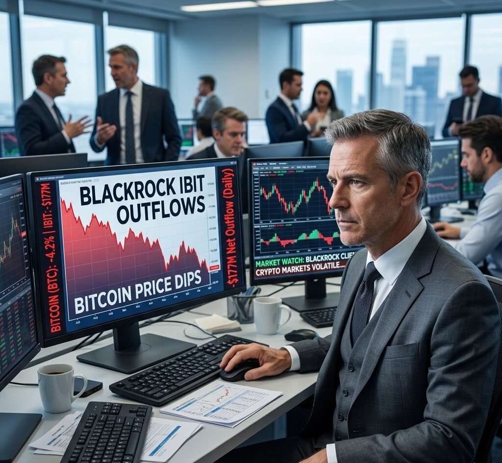 BlackRock clients sell $177M worth of Bitcoin as IBIT outflows continue