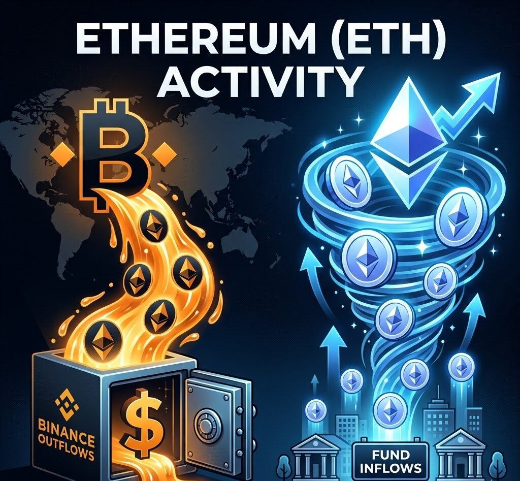 Ethereum Sees Large Binance Outflows and Fund Inflows