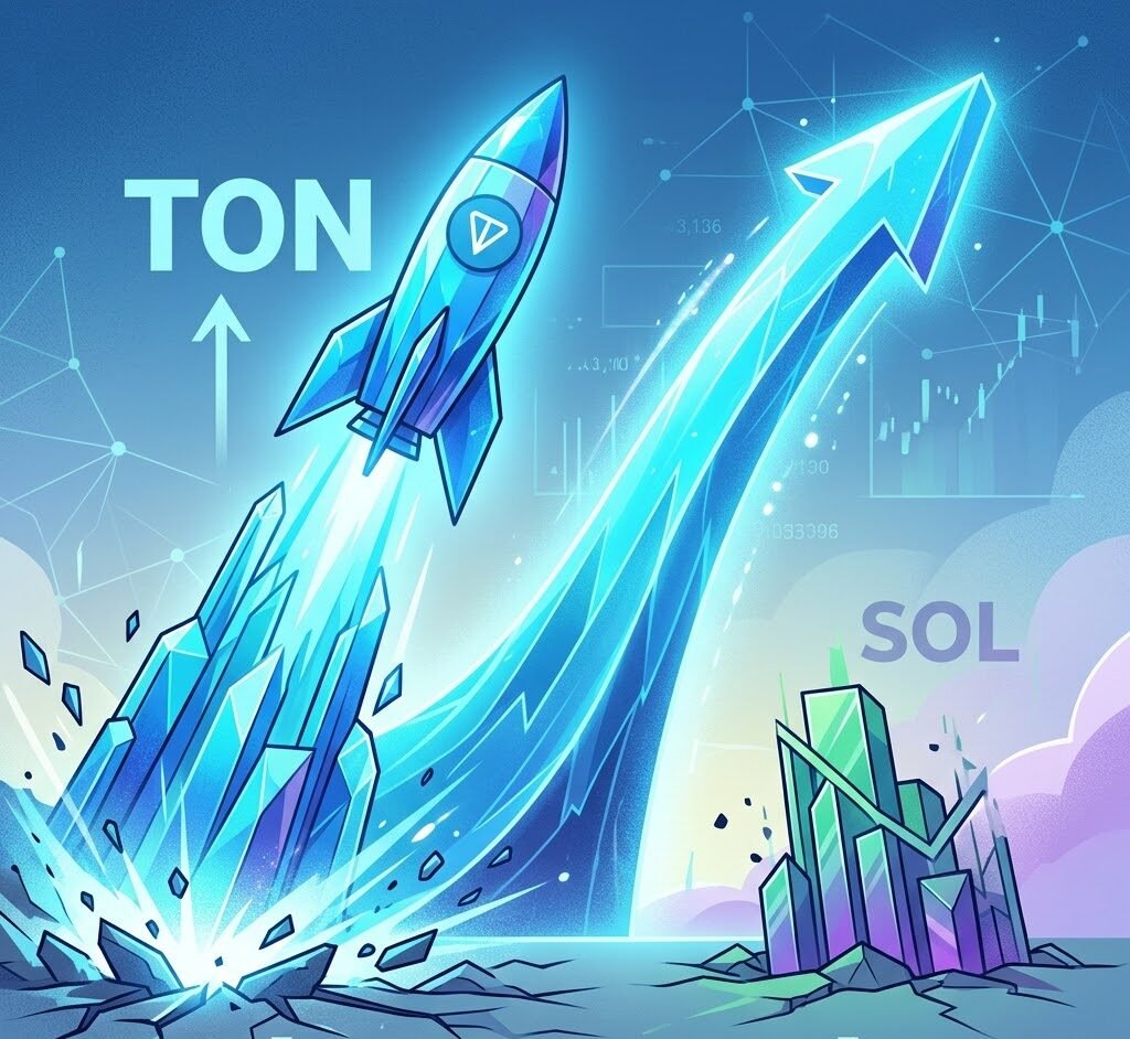 Toncoin (TON) Shows Strong Market Momentum and Dwarfs Solana
