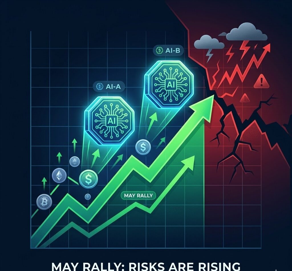Two AI Tokens Lead May Rally, But Risks Are Rising