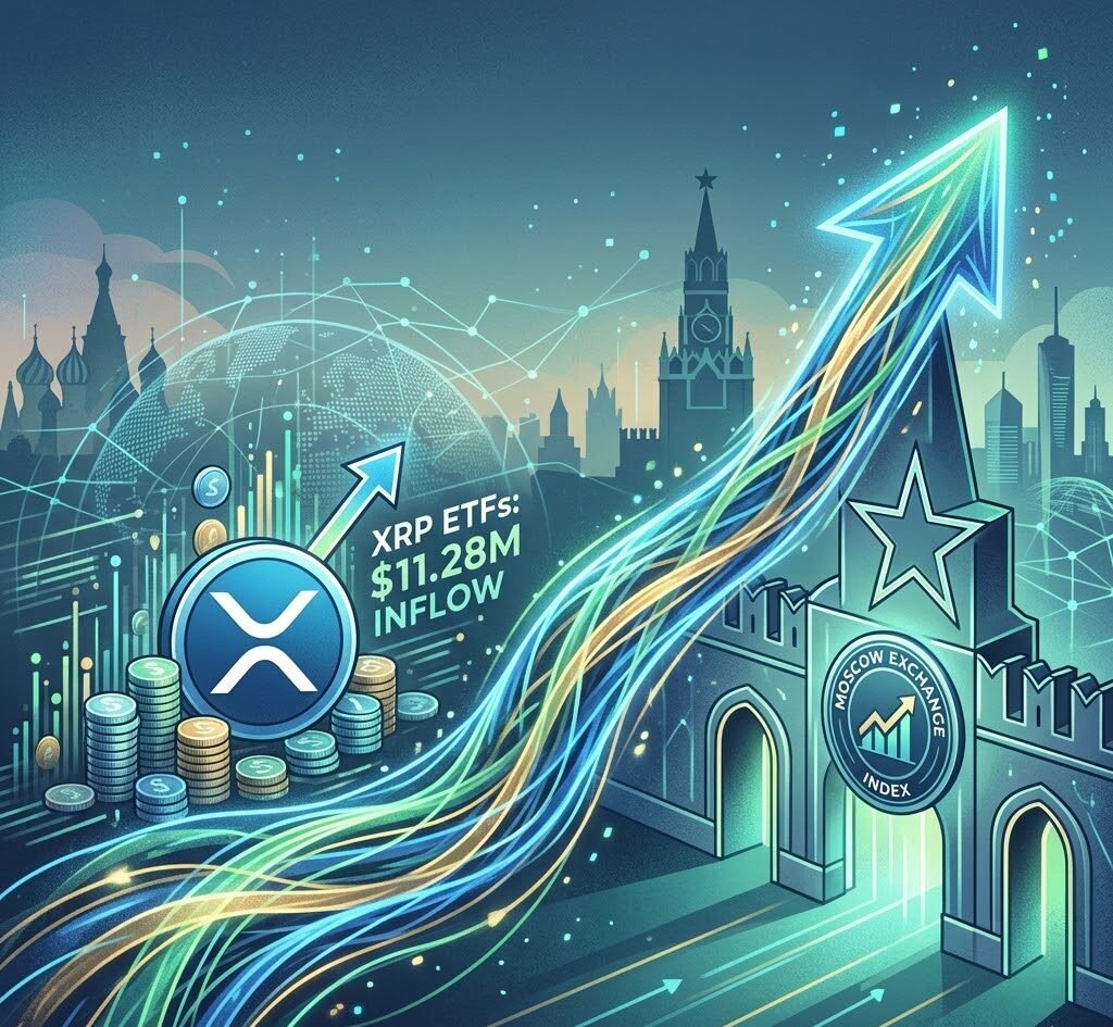 XRP ETFs See $11.28M Inflow Amid Moscow Exchange Index Launch