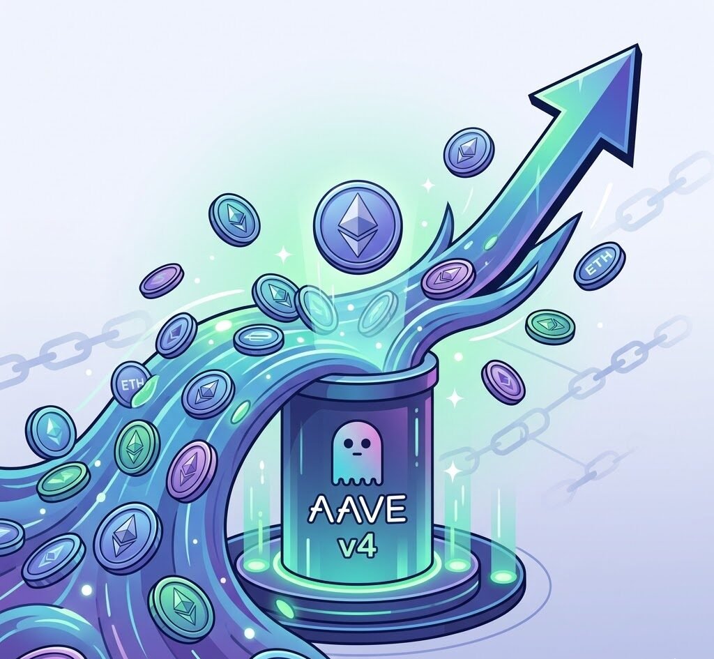 Aave v4 Deposits on Ethereum Surge