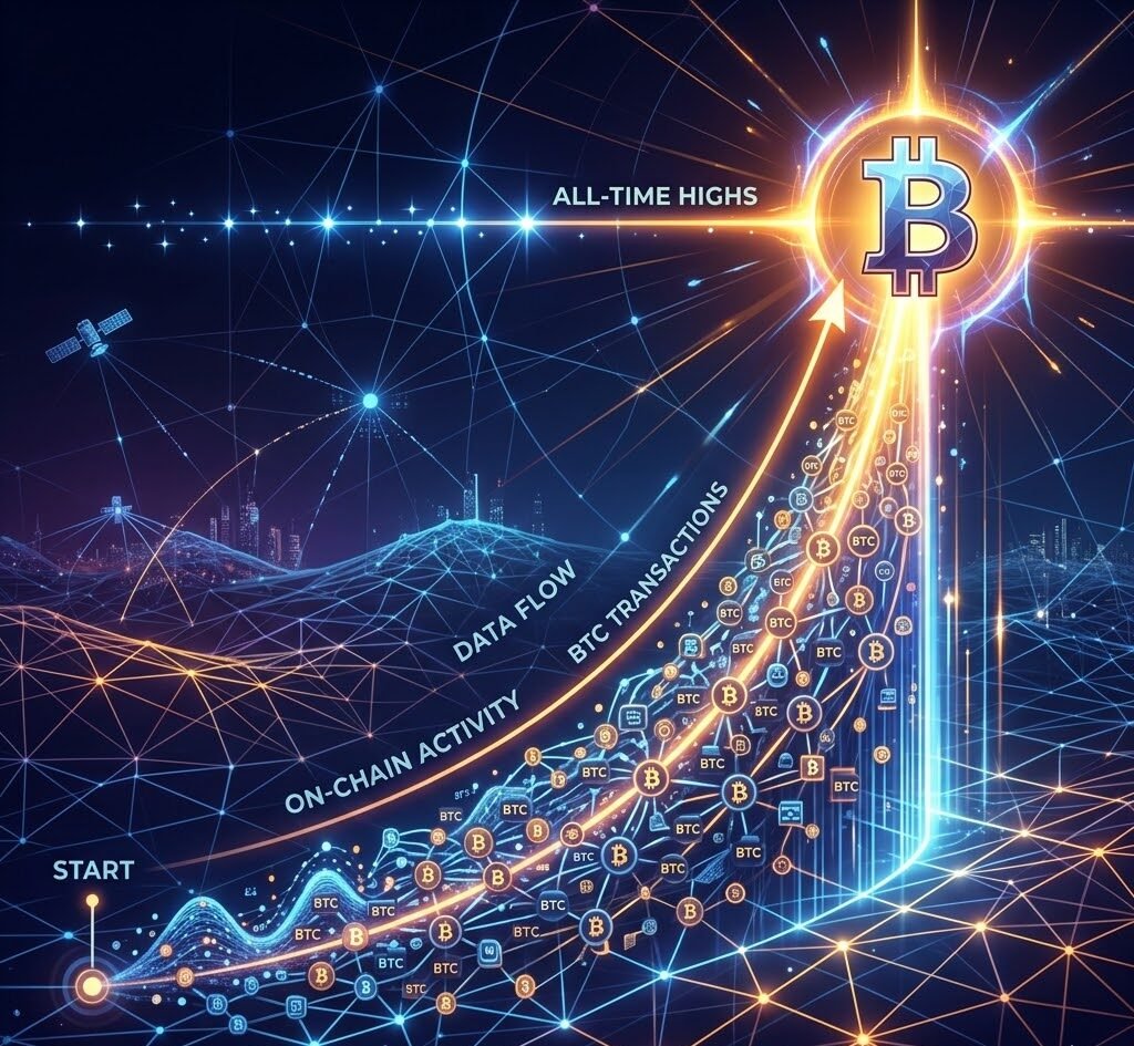 Bitcoin On-Chain Activity Nears All-Time Highs