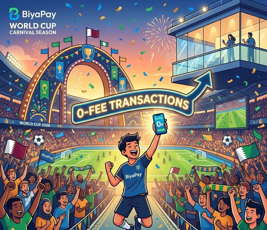 BiyaPay launches World Cup Carnival Season campaign, with 0-fee transactions offering a chance to win the top prize: a World Cup final VIP box viewing experience.