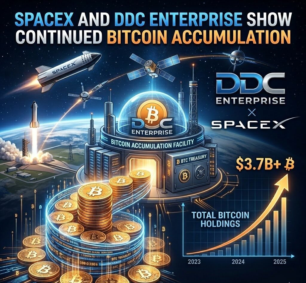 SpaceX and DDC Enterprise Show Continued Bitcoin Accumulation