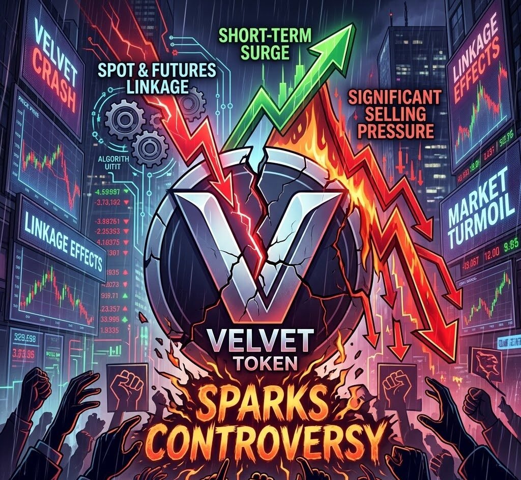 Spot and Futures Linkage Sparks Controversy, VELVET Token Faces Significant Selling Pressure Following Short-Term Surge