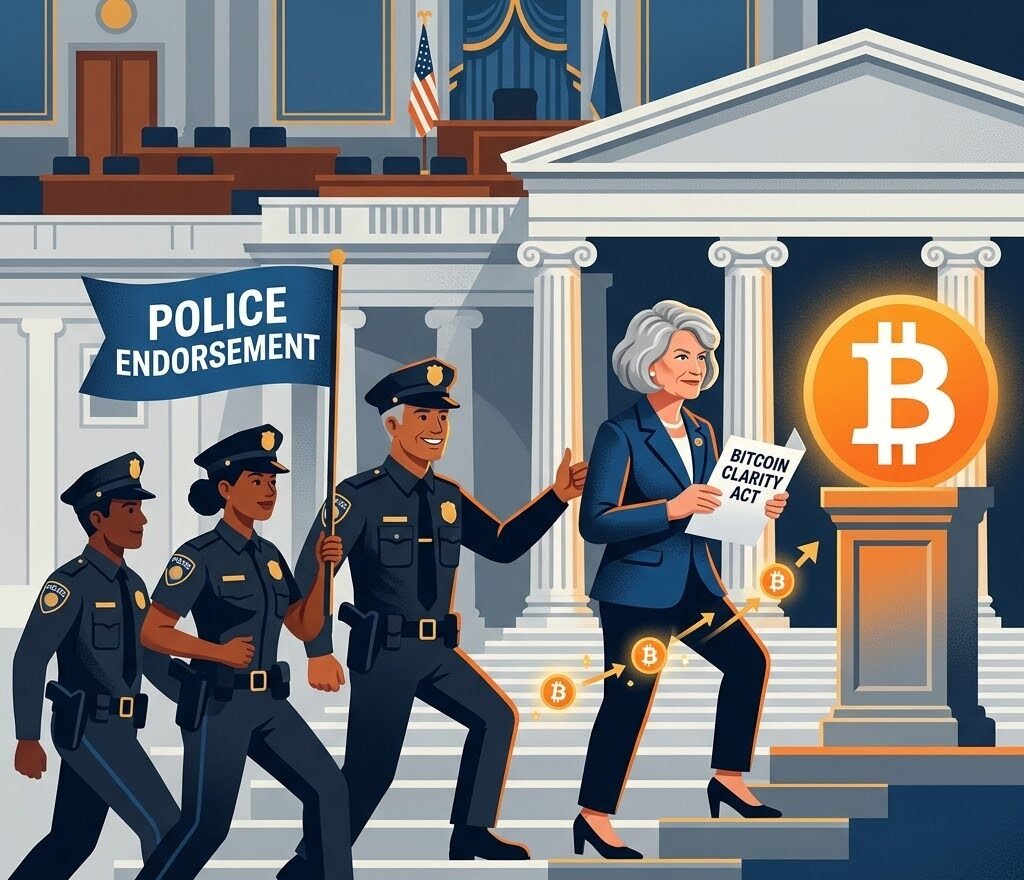 Bitcoin Clarity Act Gains Momentum with Lummis Text and Police Endorsement.