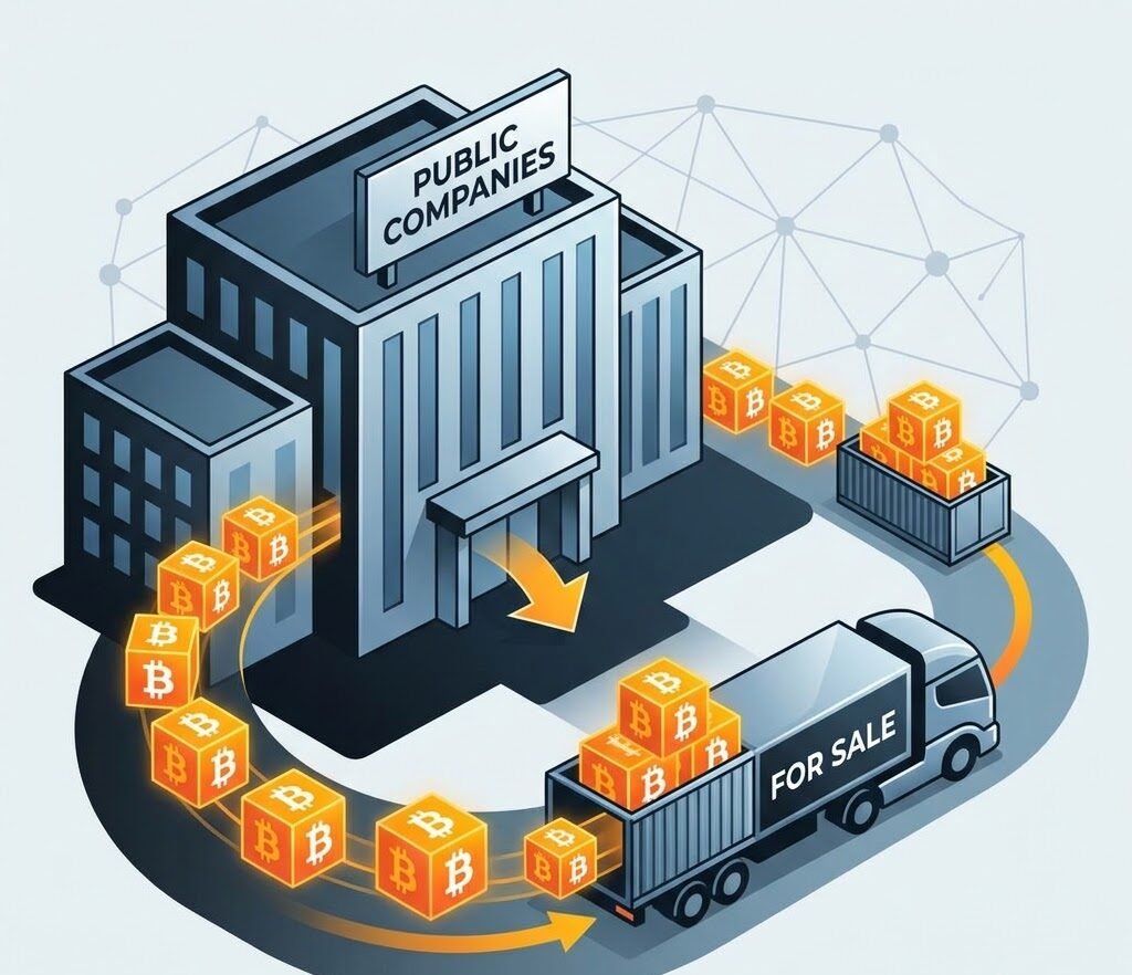 Public Companies Moving and Selling Bitcoin Reserves