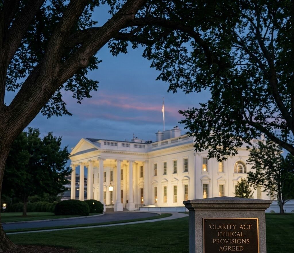 Sources: The White House has reached an agreement on the ethical provisions of the CLARITY Act.