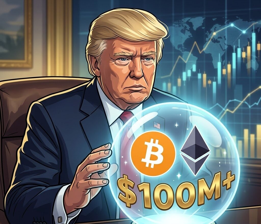 Trump Discloses Over $100M in Bitcoin and Ethereum Holdings