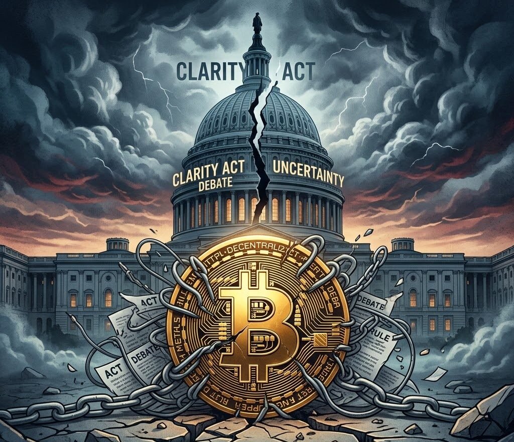 US Clarity Act Debate Creates Bitcoin Regulatory Uncertainty