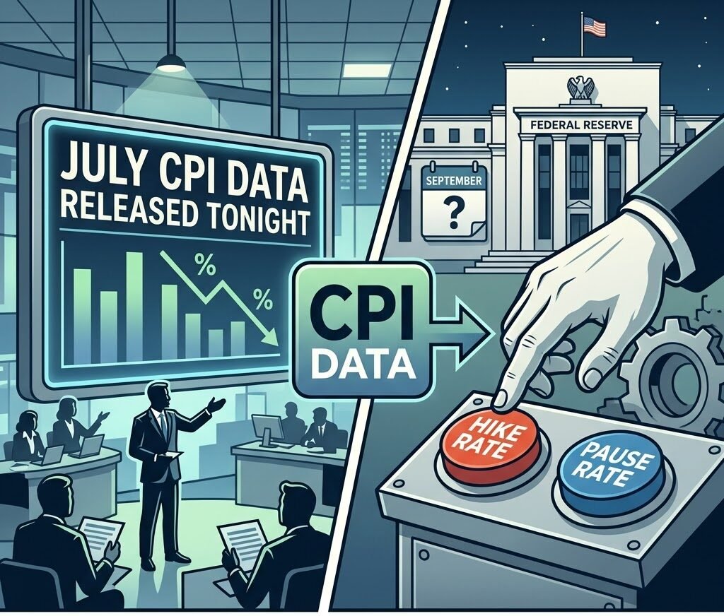 Preview: July CPI data will be released tonight, and could directly determine whether the Federal Reserve will pull the trigger on a September interest rate hike