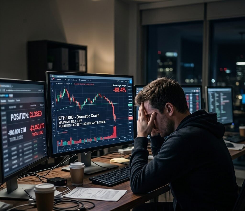 Large Ethereum Holder Exits Position with Significant Losses