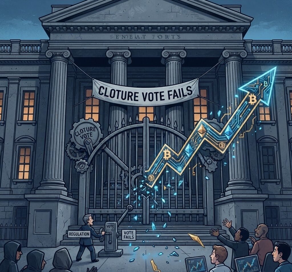 Senate cloture vote on Clarity Act fails, dealing regulatory blow to crypto industry