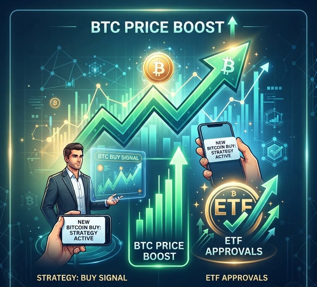 Strategy Hints at New Bitcoin Buy, Boosting BTC Price Amid ETF Approvals