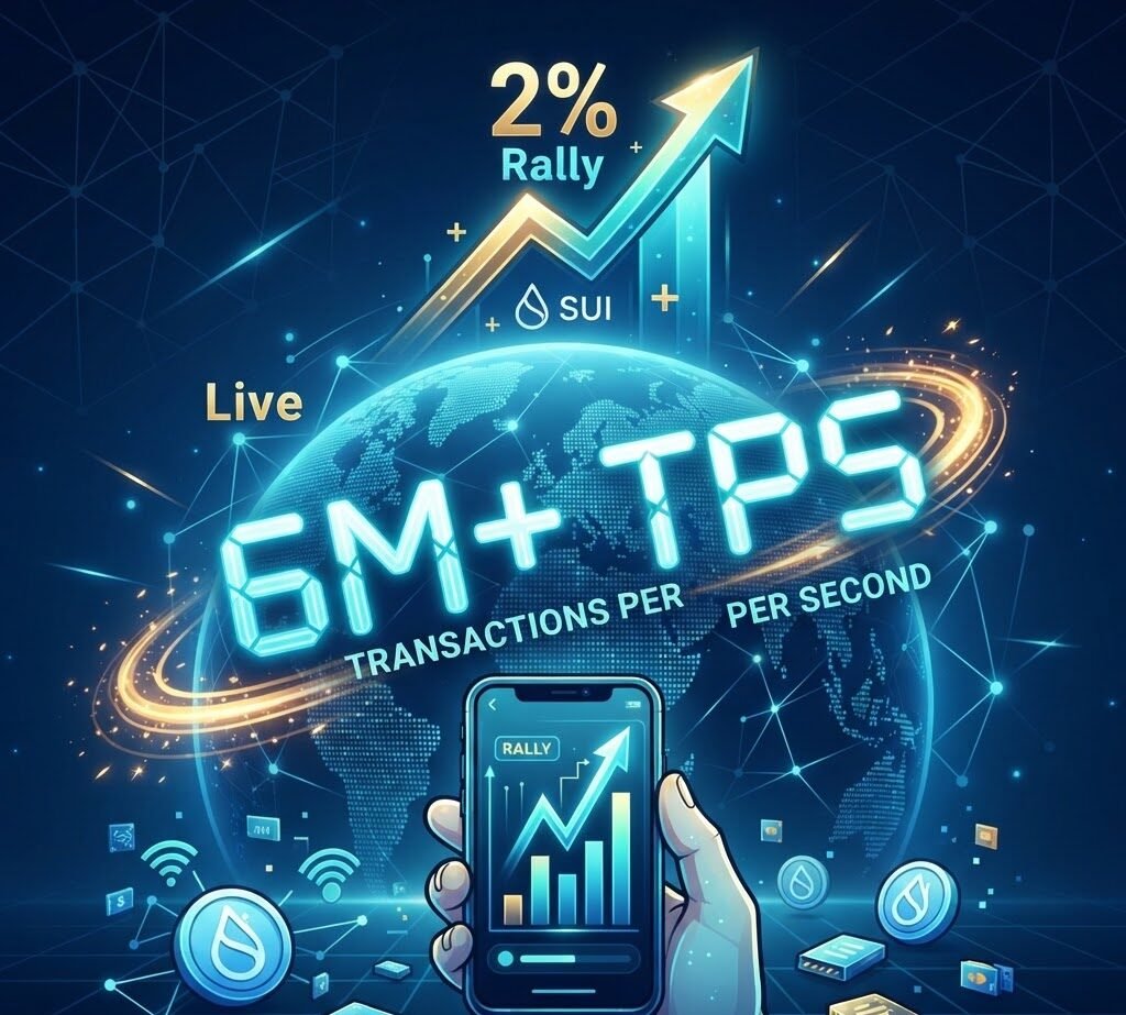 Sui Rallies 2% on News of Live 6M+ TPS Performance Demo